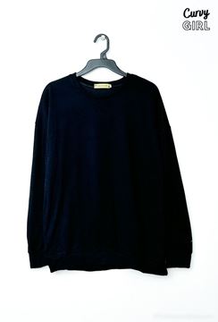 Picture of PLUS SIZE PLAIN COTTON SWEATSHIRT